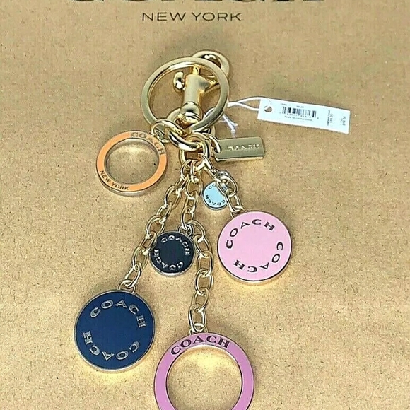 COACH BAG CHARM CLUSTER NWT - Picture 2 of 8
